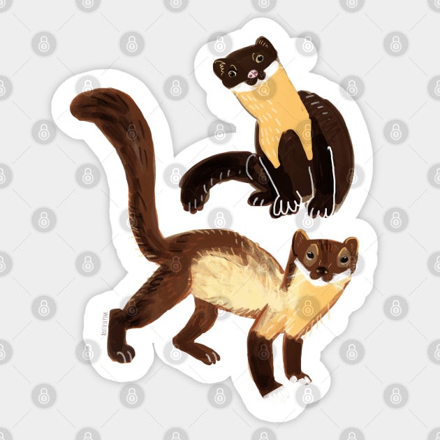 Yellow Martens Sticker by belettelepink